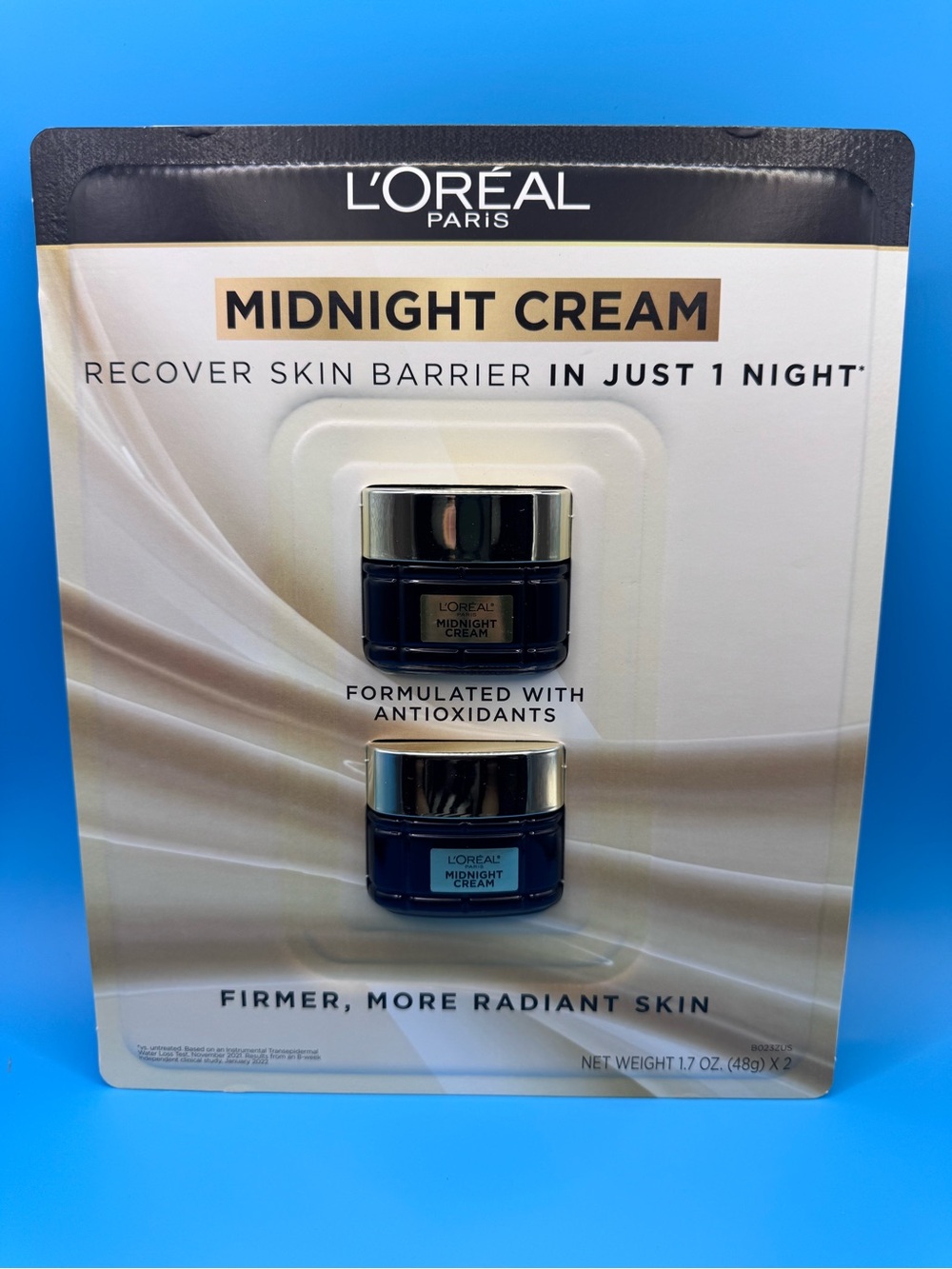 L'Oréal Paris Midnight Cream Recover Skin Barrier 1.7oz x2